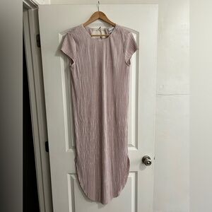 Sabina Musayev - Pink Shimmery Midi Dress size xs